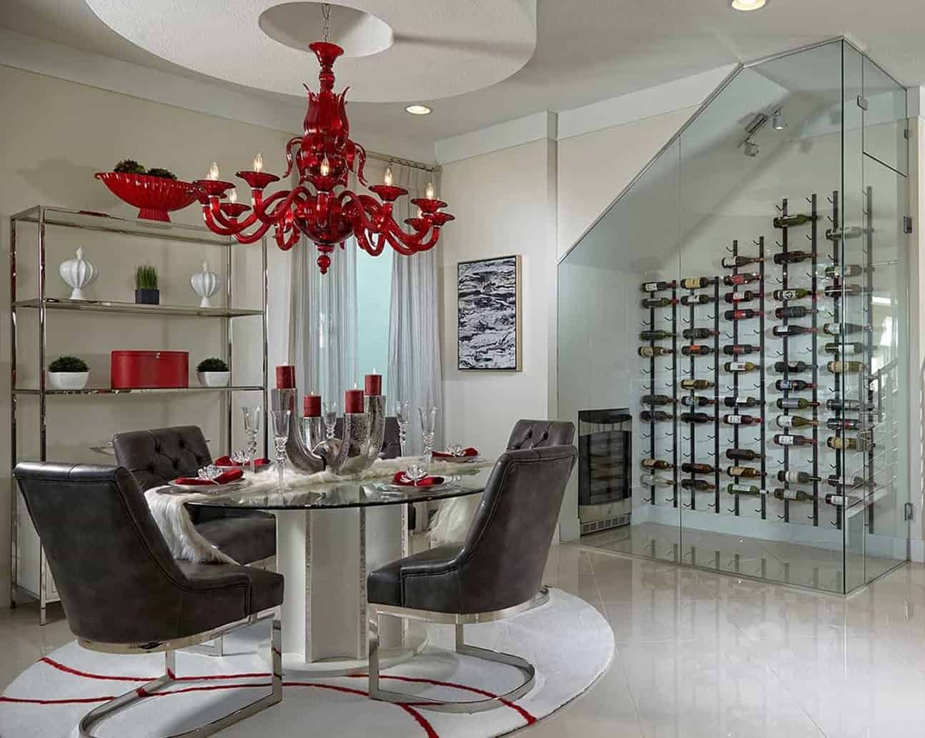 Luxury Glass Wine Room