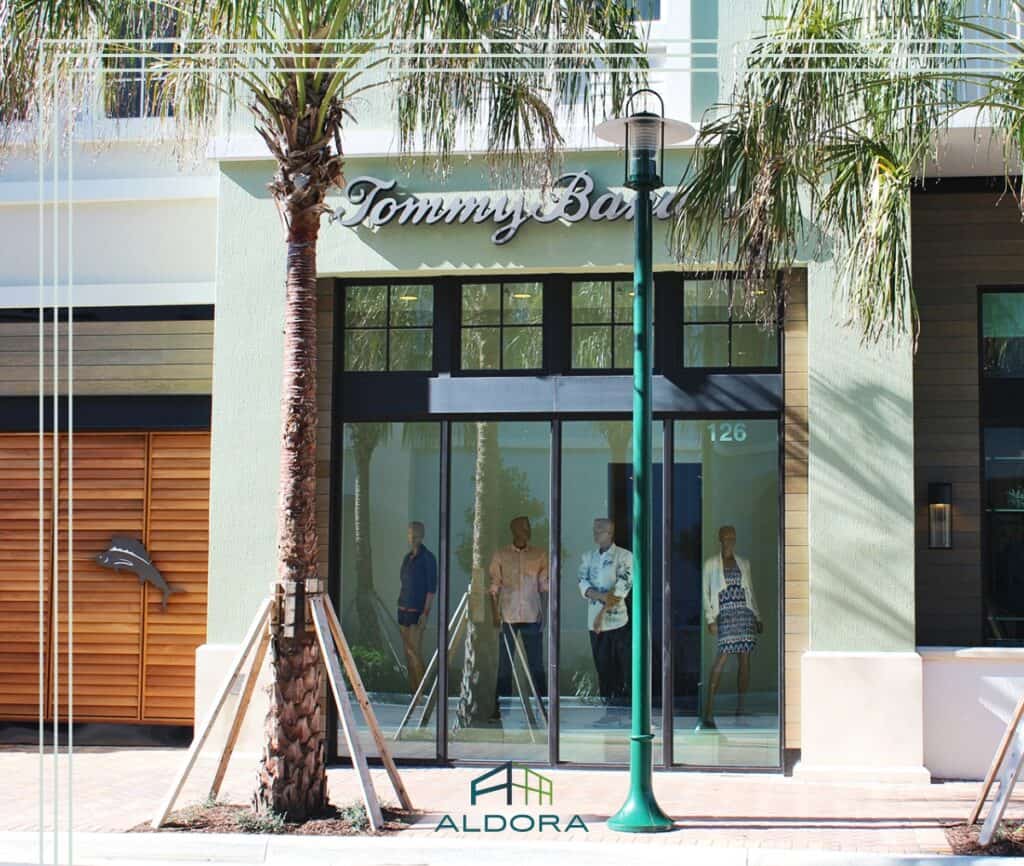 Tommy Bahama Storefront Windows