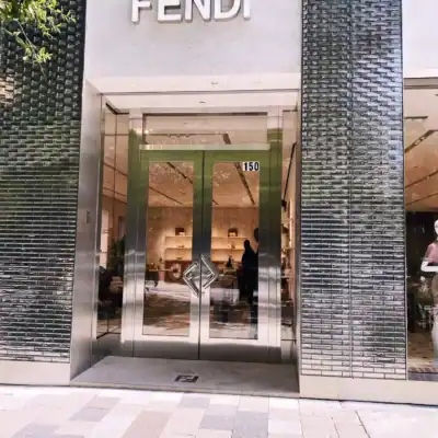 Fendi building storefront entrance